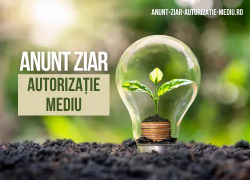 Imagine reprezentând publicarea anunțurilor de mediu