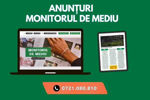 Monitorul de Mediu - Publicare anunțuri mediu online
