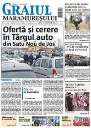 Publică anunț de mediu în ziarul Graiul Maramuresului din județul Maramures