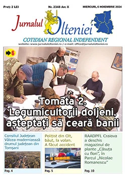 Anunț de mediu în ziarul Jurnalul Olteniei din județul Valcea - Publică rapid