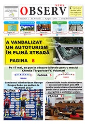 Publică anunț de mediu în ziarul Observ News din județul Dambovita