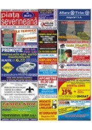Publică anunț de mediu în ziarul Piata Severineana din județul Mehedinti