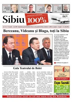 Publică anunț de mediu în ziarul Sibiu 100 din județul Sibiu